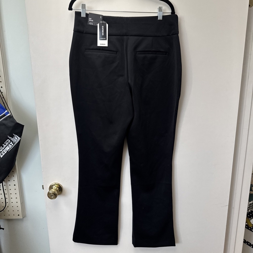 Express High Rise Supersoft Double Knit Pants - Picture 4 of 9